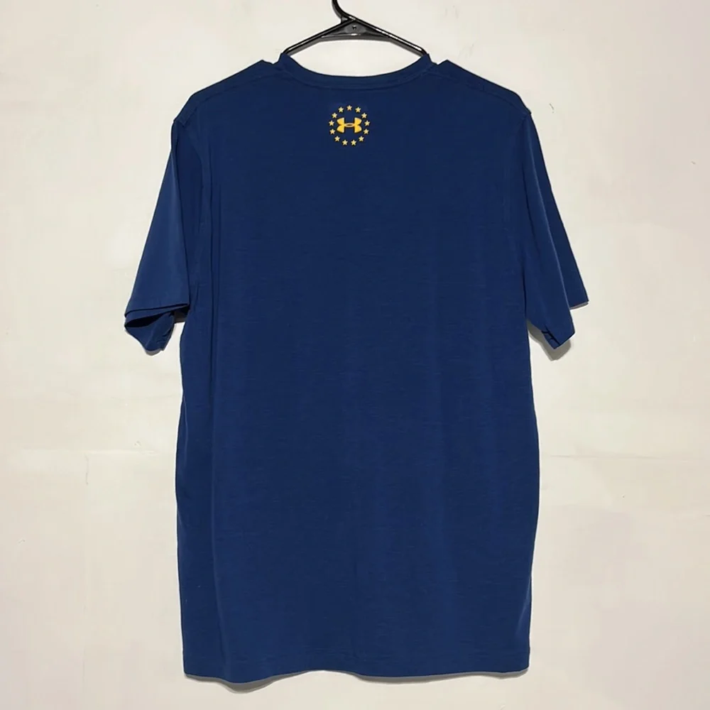 Under Armour United States of America Graphic Cotton Loose Fit Tee Shirt Size M - Picture 4 of 5